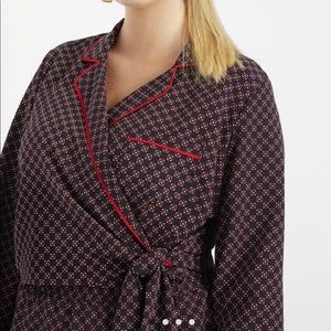 Wrap Front Pajama Top